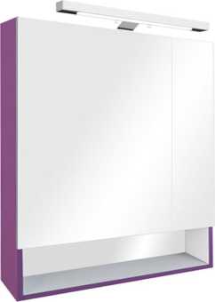 Зеркало-шкаф Roca Gap 80 фиолетовый, с подсветкой
