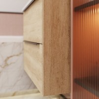 Мебель для ванной комнаты La Fenice Tesoro 80 дуб небраска натуральный