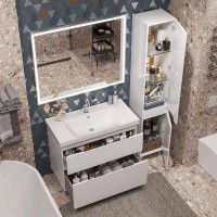Мебель для ванной комнаты SanStar Riana 90 напольная, белая