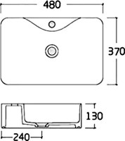 Накладная раковина Comforty PZ-6068