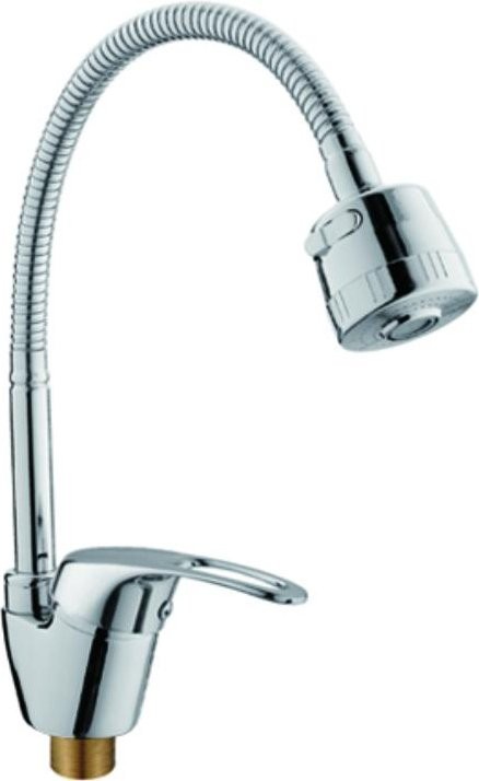 Смеситель для кухни D-lin D150409-T с гибким изливом, хром
