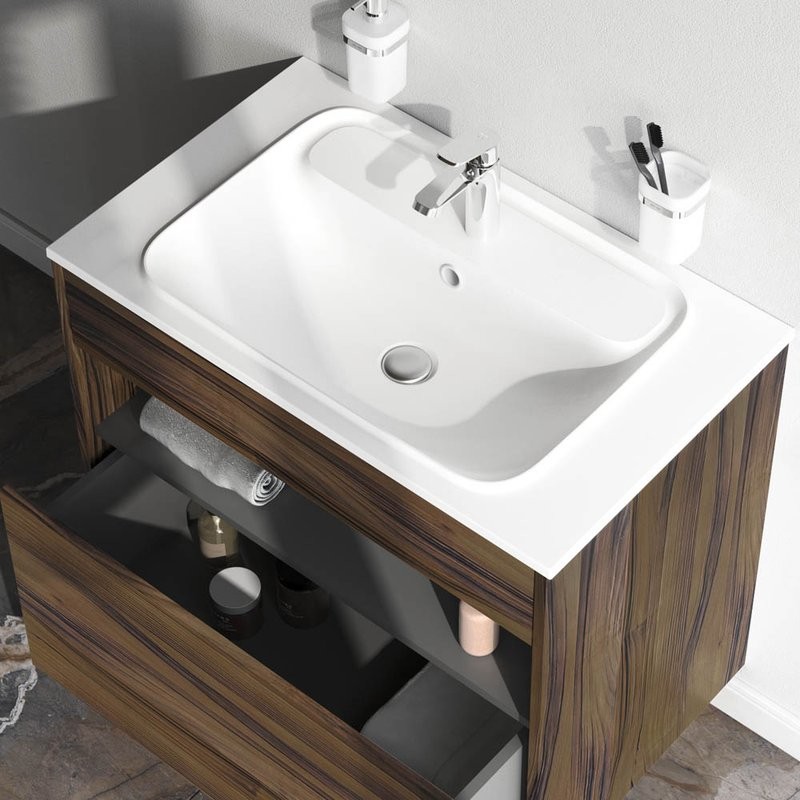 Мебель для ванной комнаты AM.PM Func 80 дуб крафт