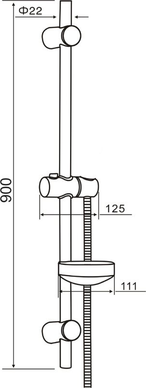 Душевая штанга Orange ORANGE OS9