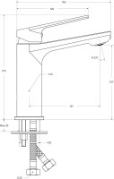 Смеситель Cezares Comfort LS-01-W0 хром