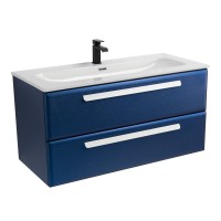 Тумба под раковину без столешницы Cezares Eco Cer-N 100 sapfiro, ручки сатин
