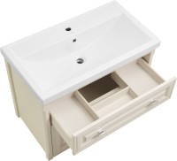 Мебель для ванной комнаты ASB-Woodline Кастелло 80 подвесная, бежевая