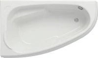 Акриловая ванна Cersanit Joanna L 150x95 см, угловая, левая, встраиваемая, белая, асимметричная, на ножках