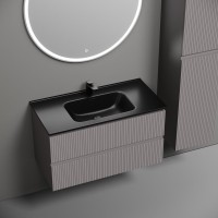 Мебель для ванной комнаты Sancos Snob T 90 doha soft, раковина CN7002MB