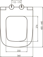 Комплект Унитаз подвесной VitrA Shift 7742B003-0075 белый глянцевый + Крышка DIWO Шифт 0405 быстросъемное, с микролифтом + Инсталляция V-Fix Core 732-5800-01PV + Кнопка Root Square 740-2311 черная матовая