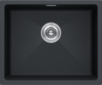 Комплект Мойка Paulmark Lumi LU55-AN антрацит + Измельчитель Intenso