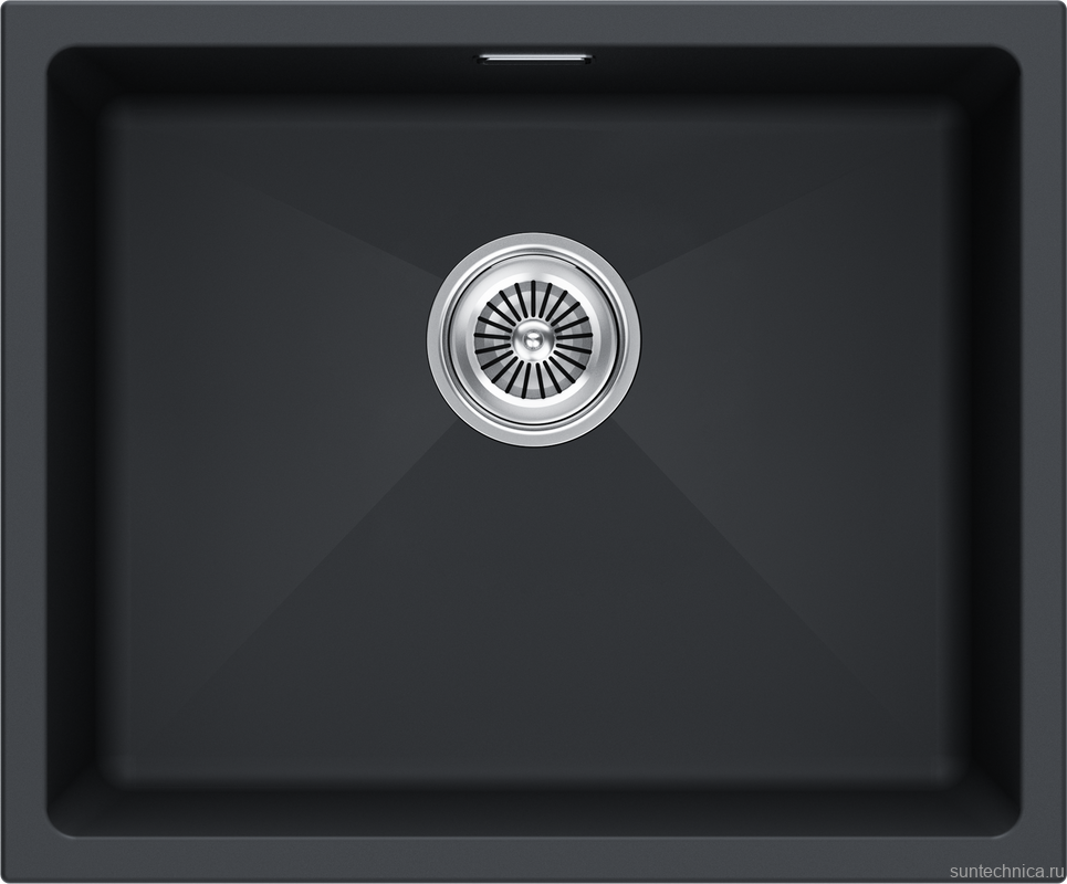 Комплект Мойка Paulmark Lumi LU55-AN антрацит + Измельчитель Intenso