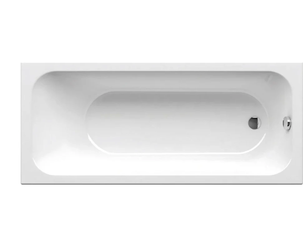 Акриловая ванна Ravak Chrome Slim 180x80 см, пристенная, белая, на ножках