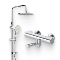 Душевой комплект Термостат AM.PM X-Joy F85A50000 для душа + Стойка Like F0780064