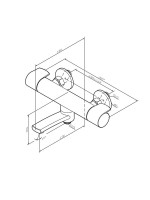 Душевой комплект Термостат AM.PM X-Joy F85A50000 для душа + Стойка Like F0780064