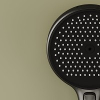 Душевой комплект Sancos Space SC3006GMG вороненая сталь, С ВНУТРЕННЕЙ ЧАСТЬЮ