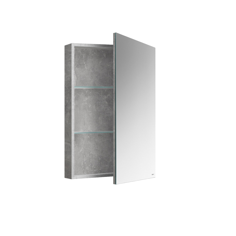 Зеркало-шкаф Belux Стокгольм 50 бетон чикаго светло-серый