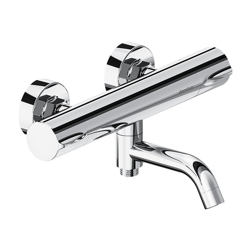 Душевой комплект Термостат Damixa Scandinavian Pure 363000000 + Стойка 936000000