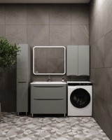Шкаф Style Line Бергамо Мини Люкс Plus 60 антискрейч серый