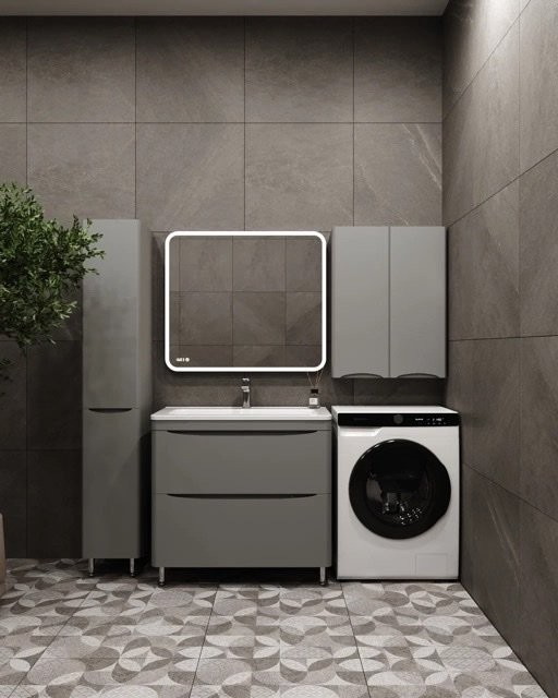 Шкаф Style Line Бергамо Мини Люкс Plus 60 антискрейч серый