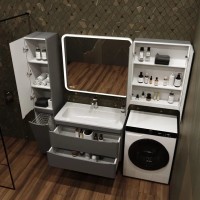 Шкаф Style Line Бергамо Мини Люкс Plus 60 антискрейч серый