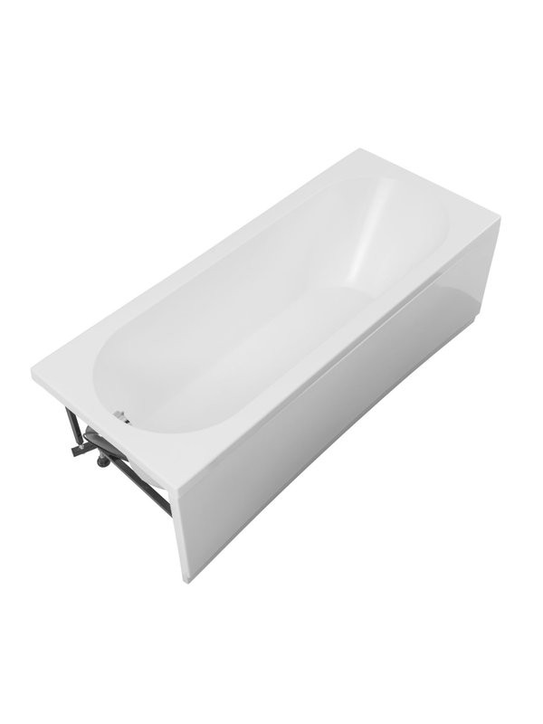 Акриловая ванна Aquanet Nexus 362755 170x70 см, пристенная, белая, с каркасом
