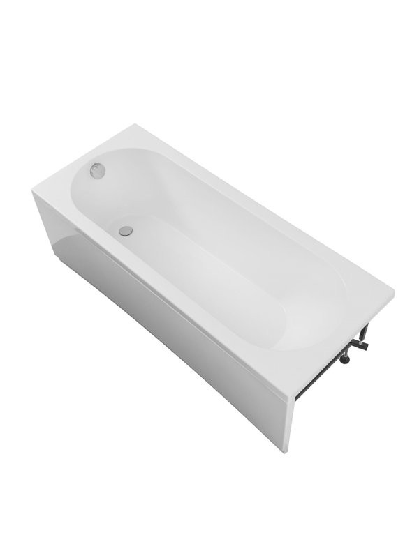 Акриловая ванна Aquanet Nexus 362755 170x70 см, пристенная, белая, с каркасом