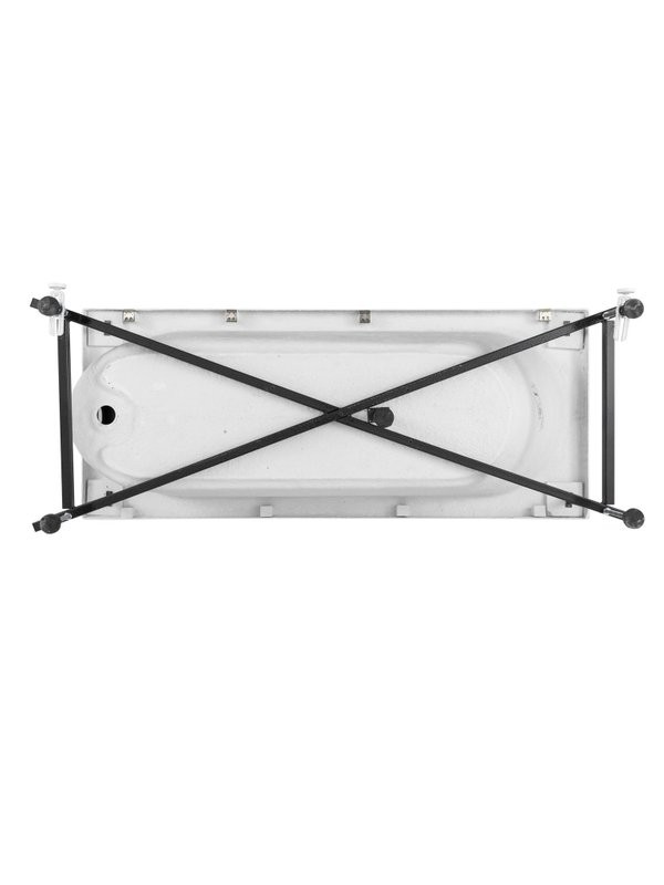 Акриловая ванна Aquanet Nexus 362755 170x70 см, пристенная, белая, с каркасом