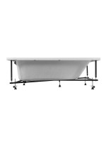 Акриловая ванна Aquanet Nexus 362755 170x70 см, пристенная, белая, с каркасом