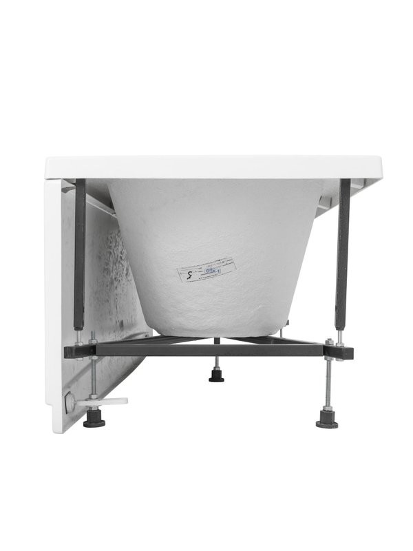 Акриловая ванна Aquanet Nexus 362755 170x70 см, пристенная, белая, с каркасом