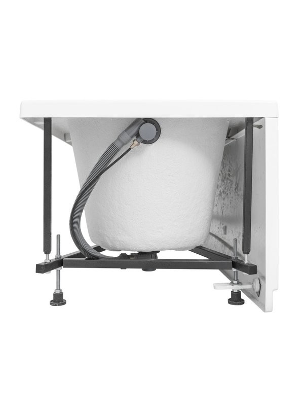 Акриловая ванна Aquanet Nexus 362755 170x70 см, пристенная, белая, с каркасом