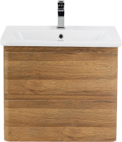 Тумба с раковиной BelBagno Albano-Cer 50 подвесная, rovere rustico