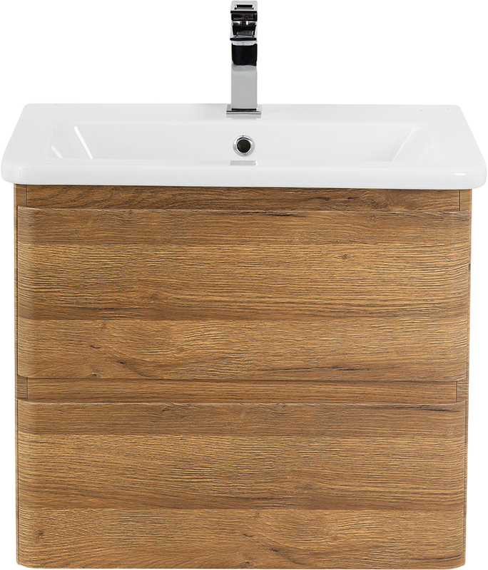 Тумба с раковиной BelBagno Albano-Cer 50 подвесная, rovere rustico