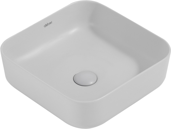 Накладная раковина Abber Rechteck AC2211MLG матовая светло-серая