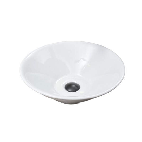 Накладная раковина GID Esfera N9102 42 глянцевая белая, круглая, фаянс