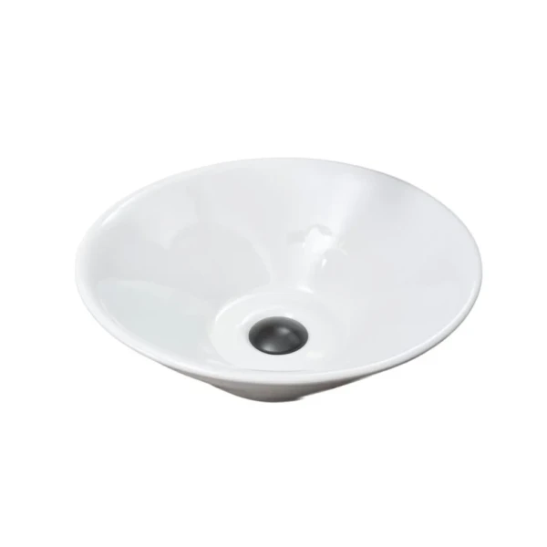Накладная раковина GID Esfera N9102 42 глянцевая белая, круглая, фаянс