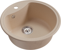 Комплект Мойка Mixline ML-GM09 бежевая + Измельчитель KUCHENSTERN Muhle