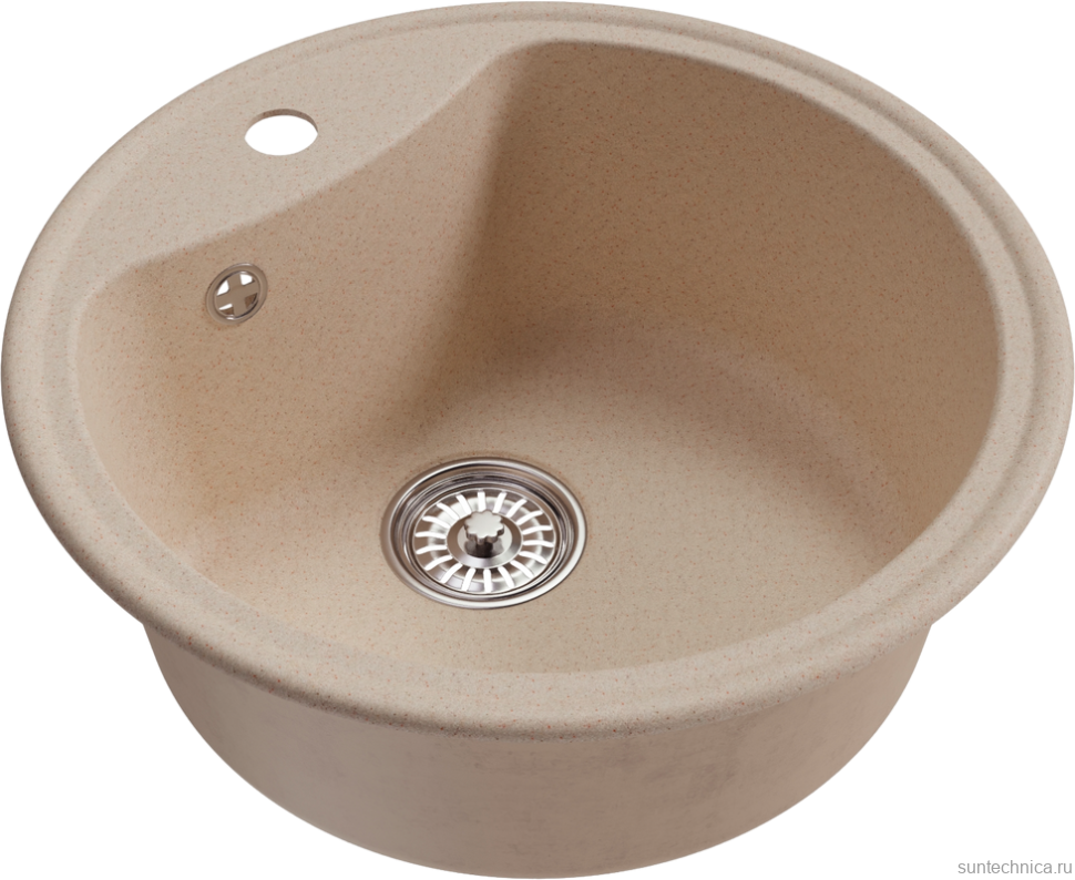 Комплект Мойка Mixline ML-GM09 бежевая + Измельчитель KUCHENSTERN Muhle