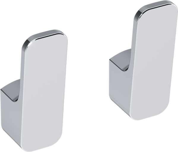 Крючок AM.PM Func A8F35600 хром, на шурупах, 2 шт