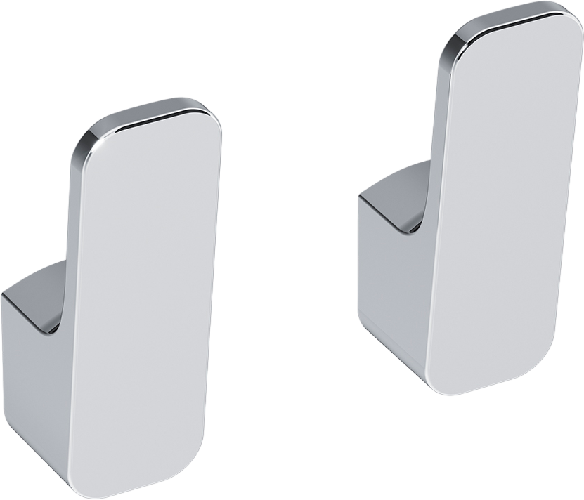 Крючок AM.PM Func A8F35600 хром, на шурупах, 2 шт