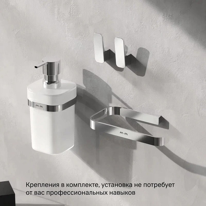 Крючок AM.PM Func A8F35600 хром, на шурупах, 2 шт