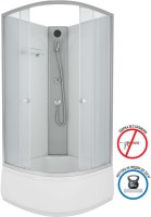 Душевая кабина Niagara Eco E90/40/MT/BK 90х90 см, без крыши