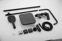Душевая стойка Shevanik S9736H черная
