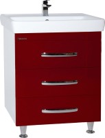 Мебель для ванной комнаты Bellezza Рокко 60 напольная, красная