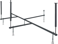 Акриловая ванна EUROLUX Rimini 150x150 см, угловая, пристенная, белая, четверть круга, с каркасом, 150х150, с каркасом