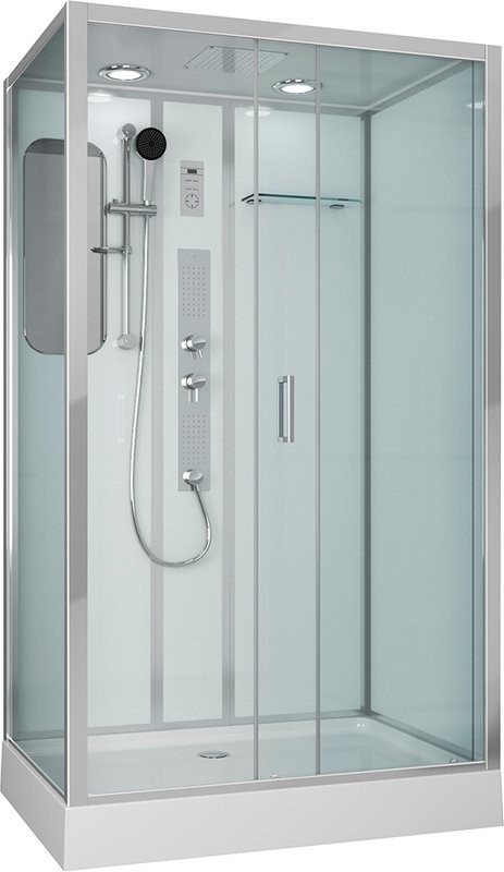 Душевая кабина Niagara Premium NG-6012-01GQR 120х80х210 правая, с низким поддоном