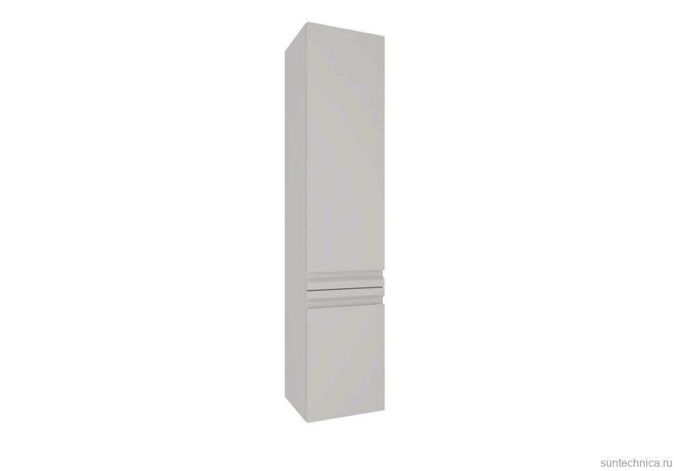 Шкаф-пенал для ванной AQUATEK Вега AQ70035L-LG серый туман, петли слева