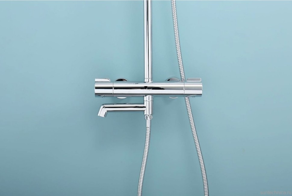 Душевая стойка Raglo R20.26 с термостатом, хром