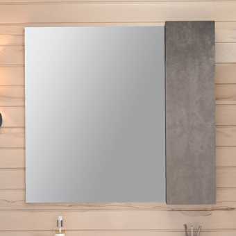 Зеркало Emmy Стоун 80 R, серый бетон