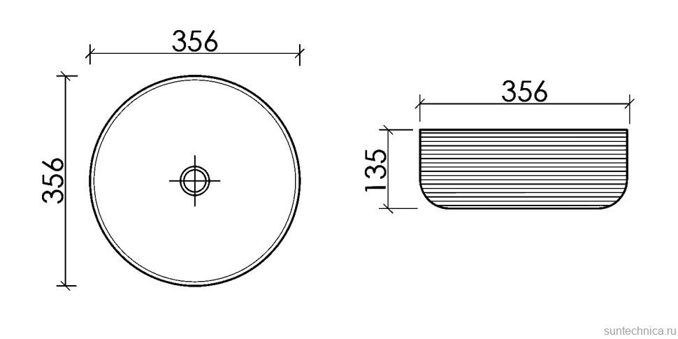 Накладная раковина Ceramicanova Element CN6073MH матовый антрацит