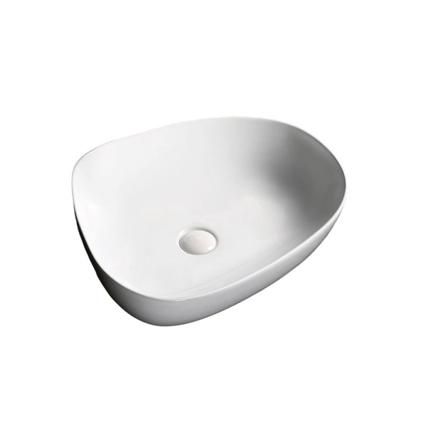 Накладная раковина Ceruttispa CR0044C 55 глянцевая белая